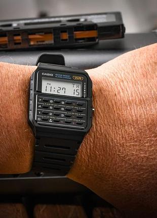 Годинники casio ca-53w-1cr з калькулятором/ оригінал. нові з коробкою.