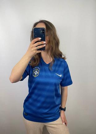 Жіноча спортивна футболка nike brasil blue blokecore s