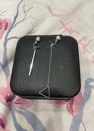 Довгі кліпси сережки