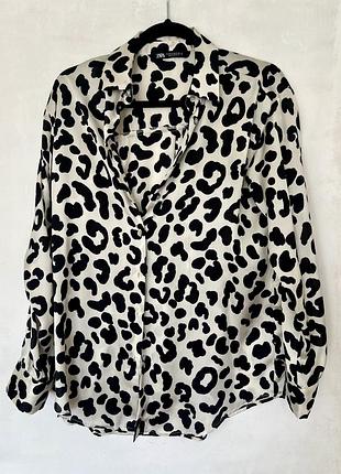Леопардова сорочка zara