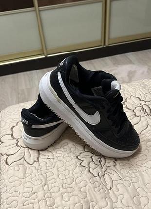 Женские  кроссовки кеды низкие nike w court vision alta ltr dm0113-002 черные (195237045082)