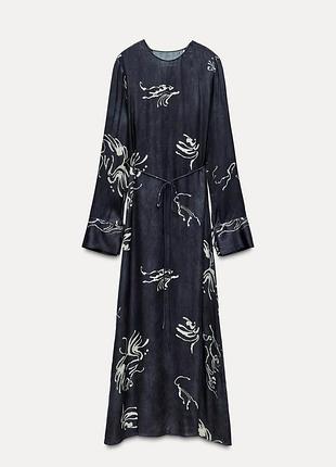Довге  плаття zara розмір s