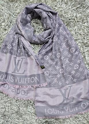 Шикарний женський шарф  louis vuitton paris.