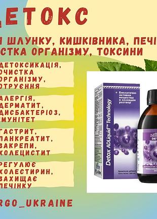Детокс колоїдна фітоформула (очистка організму, для кишківника, шлунку, алергія, імунітет)