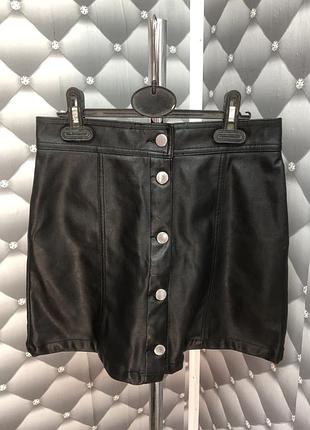 Спідниця з шкірозамінника