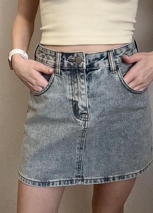 Джинсовая юбка