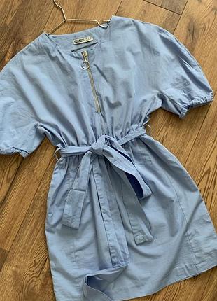 Бавовняна літня сукня zara