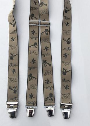 Підтяжки pct germany чоловічі для мисливця, широкі, металева фурнітура мисливські