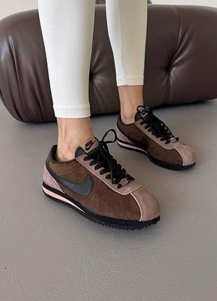 Кросівки унісекс nike cortez brown / black