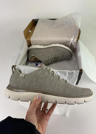 Кроссовки skechers summits 232394 tpe beige, оригинальные кроссовки скейчерс