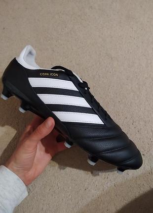 Шкіряні бутси adidas copa icon професійні 46 розмір 29,5 см
