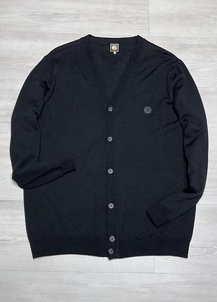 Pretty green merino брендова статусна чорна чоловіча вовняна кофта англія оригінал
