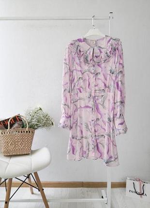 Сукня-сорочка з журавлями h&m