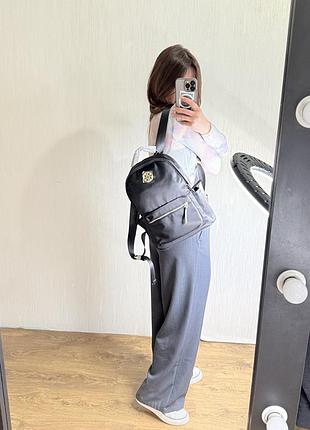 Рюкзак женский черный повседневный универсальный