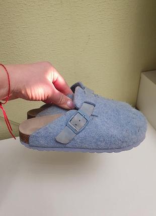 Стильные войлоковые сабо клоги zara