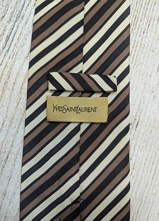 Преміальний галстук yves saint laurent ysl краватка