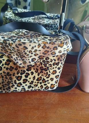 Леопардовая сумка на выход