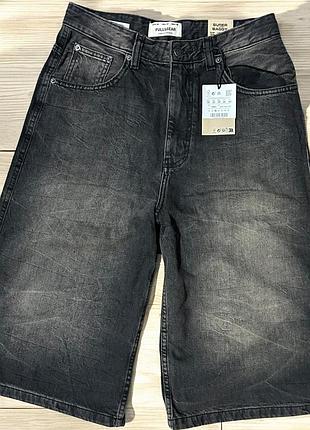 Мужские джинсовые шорты baggy