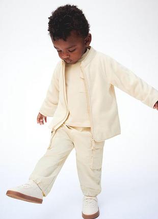 1-2 роки 92 см h&m нова фірмова кофточка кофта толстовка флісова фліска малюку унісекс