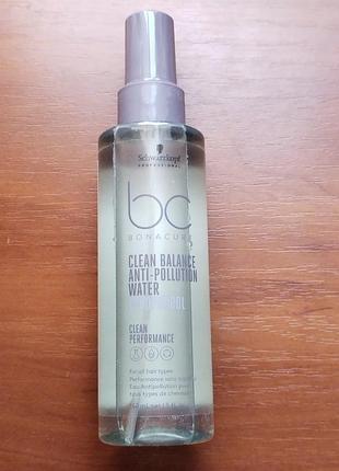 Спрей для защиты волос schwarzkopf professional bc bonacure clean balance