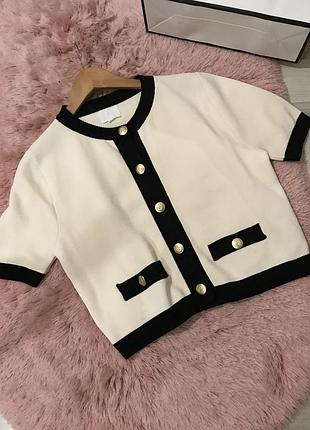 Просто неймовірна кофта блуза в стилі chanel від h&m р.s/m