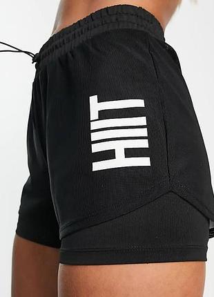 Двойные спортивные шорты hiit