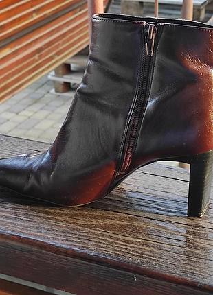 Ботильоны кожаные mango 39
