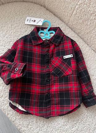 Утеплена сорочка для хлопчика