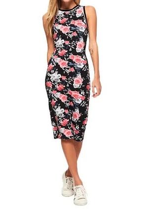 Сукня літня з трояндами superdry hanna bodycon