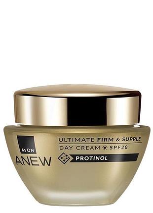 Денний крем для обличчя «пружність і еластичність» spf 20 avon anew