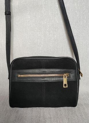 Сумочка женская из натуральной замши