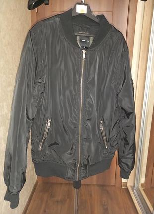 Куртка курточка бомбер чёрный