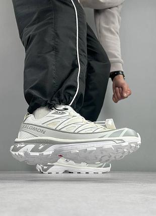 👕 salomon xt-6 expanse grey beige 8