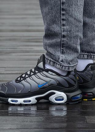 Кросівки nike air max tn plus black blue white