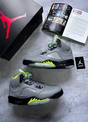 ✨ jordan 5 retro green bean grey  🔘