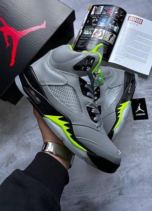✨ jordan 5 retro green bean grey  🔘5 фото