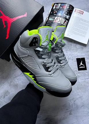 ✨ jordan 5 retro green bean grey  🔘8 фото