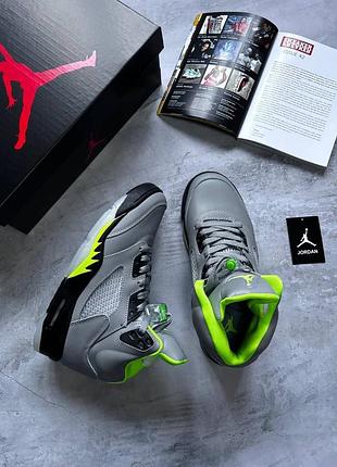 ✨ jordan 5 retro green bean grey  🔘6 фото