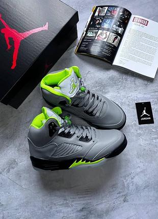 ✨ jordan 5 retro green bean grey  🔘3 фото