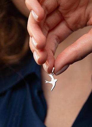 Нержавіюча сталь ластівка ланцюжок тренд пташка мінімалізм