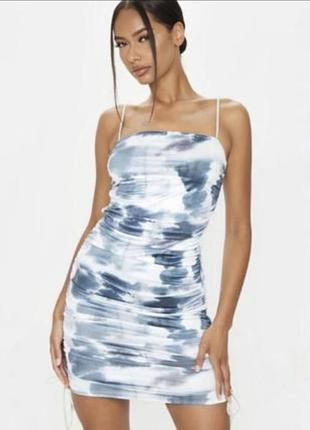 Сукня міні з драпіровкою