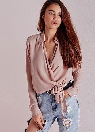 Розпродаж  сорочка missguided кофта топ блуза на запах