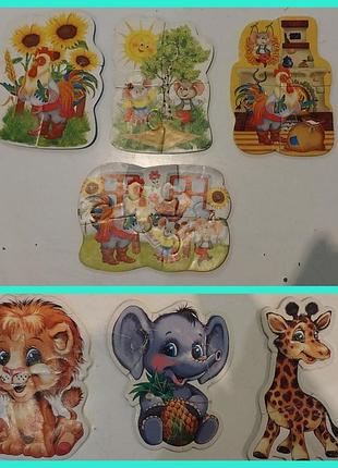 Беби-пазлы. мягкие пазлы для самых маленьких.