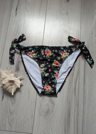 Низ купальника, женские плавки в цветочек, купальные плавки