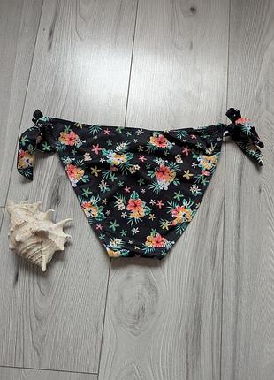 Низ купальника, женские плавки в цветочек, купальные плавки2 фото
