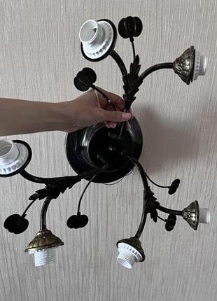 Люстра потолочный светильник б/у люстра 6 ламп ціна 500грн