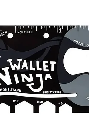 Ніж ключ wallet ninja 18в1 6