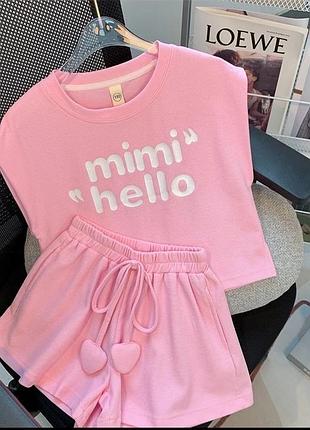 Стильный летний комплект для девочки