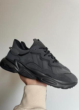 Кросівки adidas ozweego dark grey 3