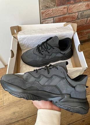 Кросівки adidas ozweego dark grey 8